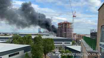 Around 80 firefighters tackle ‘huge’ blaze in west London