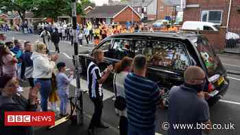 Jack Charlton funeral: Crowds line Ashington streets for cortege