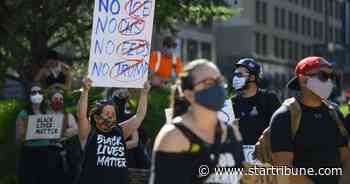 Minneapolis protest focuses on use of federal officers in Portland