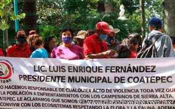 Integrantes de la CIOAC niegan invadir predio de Coatepec - Diario de Xalapa