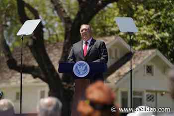 Pompeo: U.S. engagement with China has failed