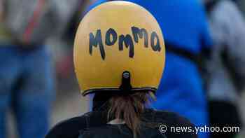 In pictures: 'Wall of Moms' joins Portland's anti-racism protests