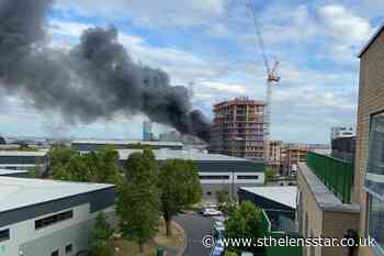 Around 80 firefighters tackle 'huge' blaze in west London - St Helens Star
