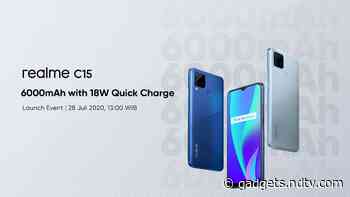 Realme C15 Tipped to Come With MediaTek Helio G35 SoC, 13-Megapixel Primary Camera Ahead of July 28 Launch