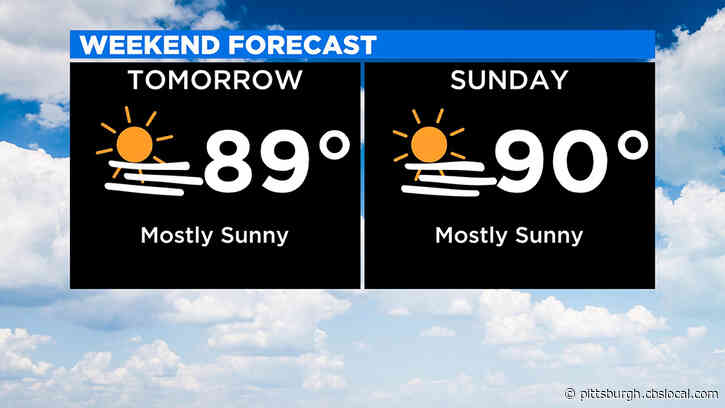 Pittsburgh Weather: Mostly Dry Day Leads Into Warm, Sunny Weekend