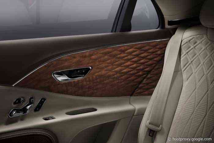 Bentley offers the first three-dimensional wood panels in the world