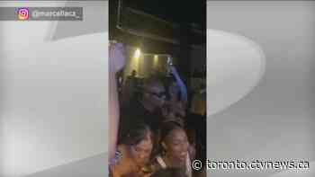 Toronto bar under fire after 'chair girl' posts videos of people on packed patio