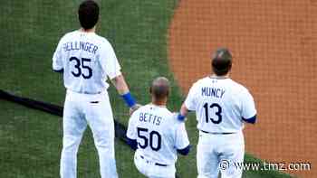 Dodgers Star Mookie Betts Kneels For National Anthem, Bellinger Shows Support
