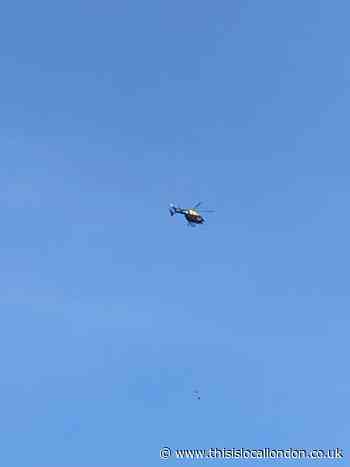Police helicopter spotted circling Wood Green