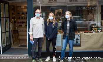 'The masks are everywhere today' – England's shoppers finally cover up