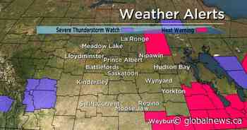 Heat warnings continue in Saskatchewan