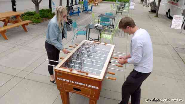 Game on in Brigeland: Pizza shop owner donates foosball table for community enjoyment