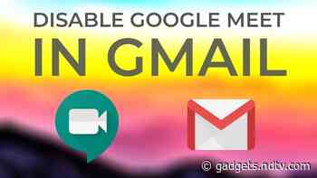 How to Disable Google Meet in Gmail