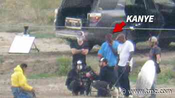 Kanye West Directs Video Shoot on His Wyoming Ranch