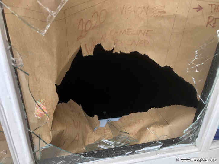 Historic Main Street Bar & Cabaret’s windows smashed by an apparent Molotov cocktail