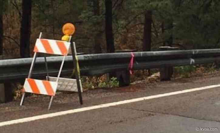 Damaged guard rails keeps catalina highway closed