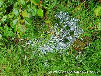 'Hippie crack' canisters dumped in Horwich park