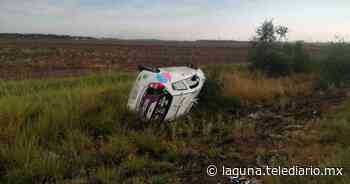En carretera Torreón-San Pedro conductor vuelca por exceso de velocidad - Telediario Laguna