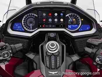 Honda Gold Wing is the first motorcycle to get Android Auto integration     - Roadshow