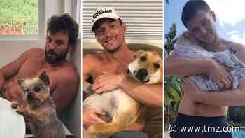 Shirtless Stars With Pups -- Dog Days Of Summer!