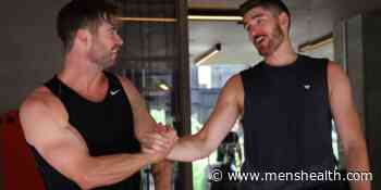 This Guy Worked Out With Chris Hemsworth After 90 Days of Eating and Training Like Him - Men's Health