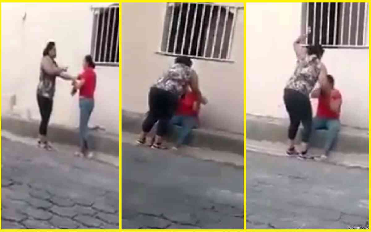 VIDEO | Mujer golpea a la "novia" de su marido en Jocoro - Diario Digital Cronio de El Salvador