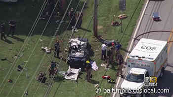Two Killed, One Injured In Baltimore County Crash Thursday Afternoon - CBS Baltimore