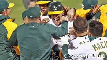 MLB debuts new extra innings rule: Shohei Ohtani makes history, but A's walk off on grand slam home run