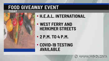 Food giveaway happening today in City of Buffalo