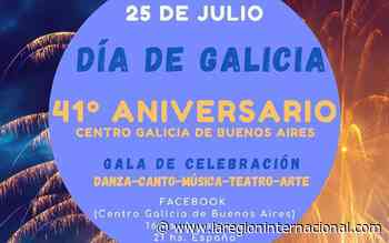 El Centro Galicia de Buenos Aires celebrará el "Día de Galicia" y su 41º aniversario con una Gala retransmitida por Facebook - laregioninternacional