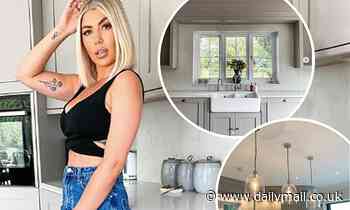 Love Island's Olivia Bowen snaps of the stunning new kitchen at her £1m Essex home