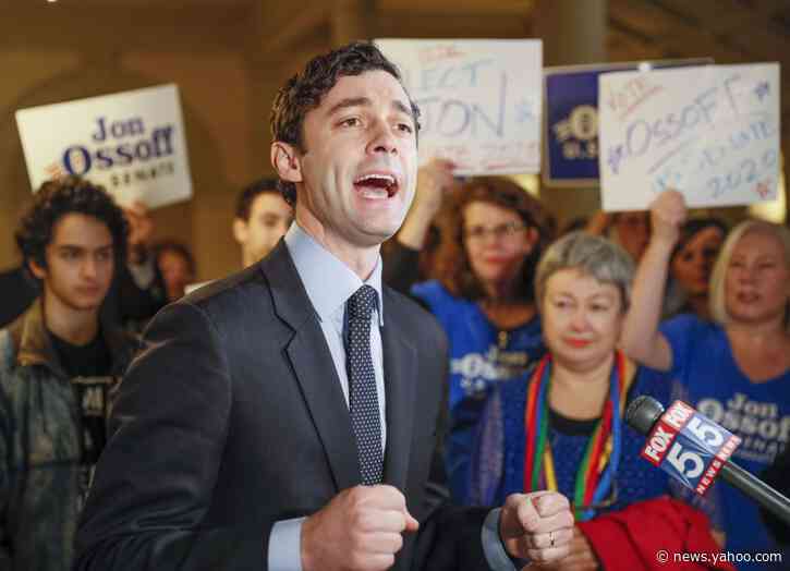Georgia&#39;s Ossoff quarantines after wife positive for virus