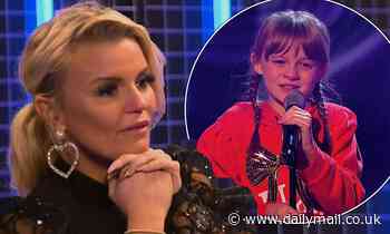 Kerry Katona is moved to tears as her daughter Heidi, 13, stuns the judges on The Voice Kids