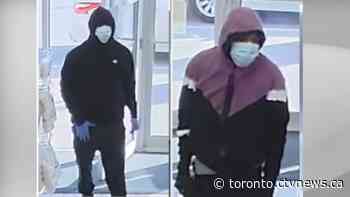Police release images of suspects in Mississauga shootout, carjacking