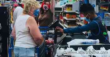 Couple flaunt swastika face masks at southwestern Minnesota Walmart