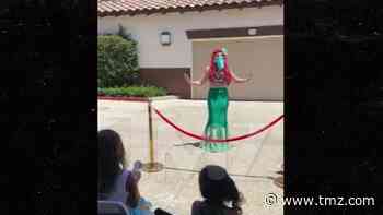 Disney Princess Returns To Work in Pandemic With Social Distancing Gigs