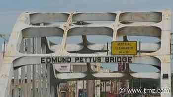John Lewis Memorial Procession Crosses Selma's Edmund Pettus Bridge