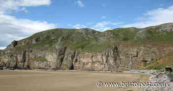 Woman scales cliffs near Bristol to rescue her dog