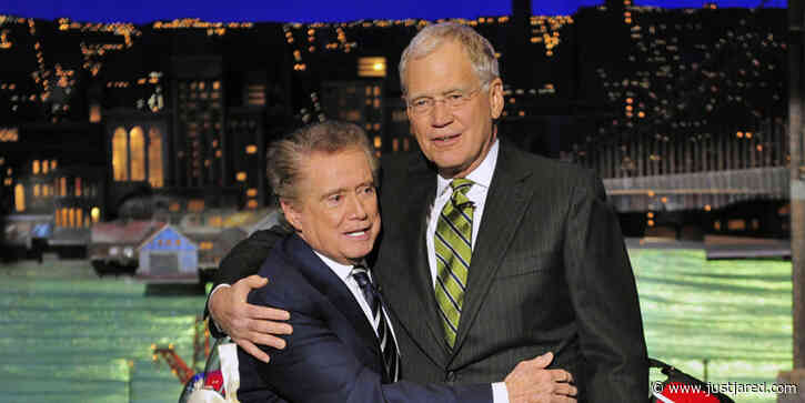 David Letterman Emotionally Mourns the Death of Fellow TV Host & Friend Regis Philbin