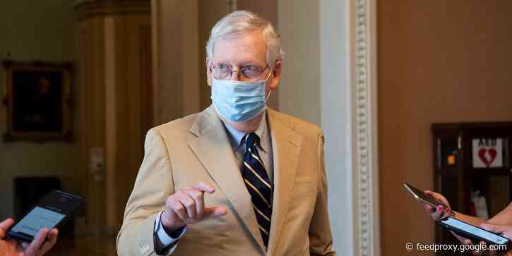 Mitch McConnell says he hopes to negotiate a stimulus agreement 'in the next few weeks' with millions of Americans set to lose their enhanced unemployment benefits