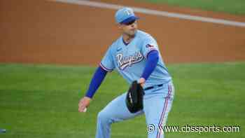 Corey Kluber pulled from Rangers debut after one inning because of shoulder tightness