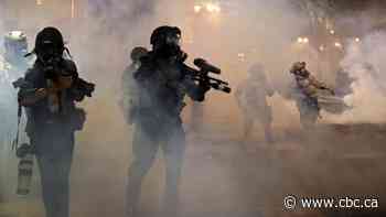 Police and protesters clash in violent weekend across Portland, Seattle and California