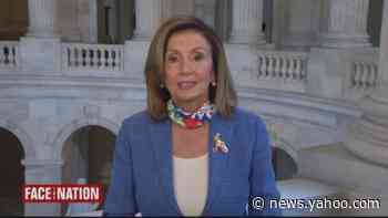 Pelosi says Congress "can't go home without" a deal on coronavirus relief package