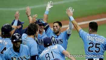 Kiermaier's triple in 10th lifts Rays over Blue Jays, 6-5