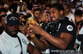 Anthony Joshua ready to start sparring