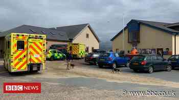 Aberdovey beach: Six 'caught in rip current' taken to hospital