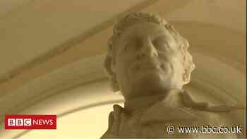 Statue of slave owner Thomas Picton covered up in Cardiff City Hall