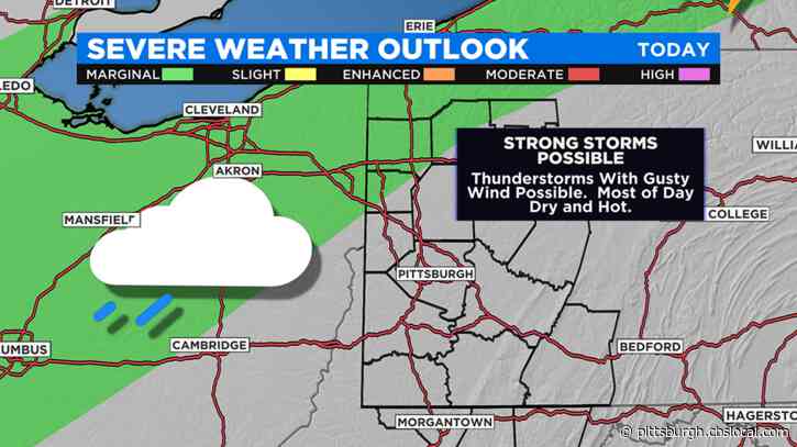 Pittsburgh Weather: Hot Temperatures, Chances Of Severe Weather And High Winds