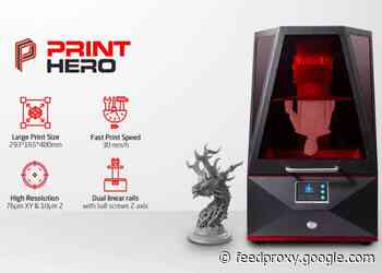 PrintHero large 4K SLA 3D Printer hits Kickstarter from $999