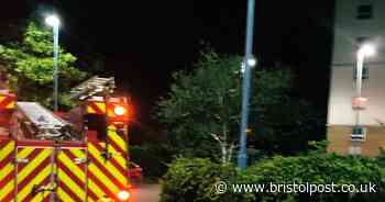 Fire crews help person back into house after oven was left on